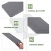 Absorbent Diatomite Coasters for Bathroom - Pack of 6 Water