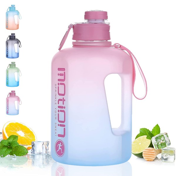 2.2L Botella de Agua con Pajita, Jarra de Agua Grande