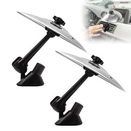 2 Stück Auto Crash Becken Car Cymbals Auto Schlagzeug Becken Mini Schlagzeug Autos Autounfall Schlagzeugs Musikinstrumente Ornamente Für Alle Arten Von Fahrzeugen (silbrig)