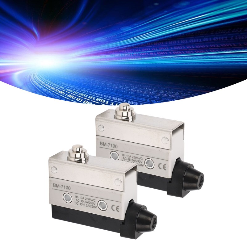 2 Pcs Micro Limit Switch 600OF 100RF 2PT 0.8OT 0.8MD