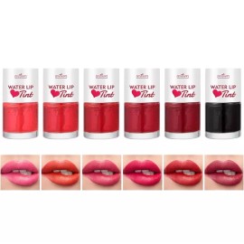DIMSHOW 6pcs Makeup Water Jelly Tint Sheer Lip & Cheek Stain Watercolor Lip Gloss Stain