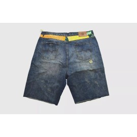 LRG Lifted Research Goup Mens LRG Ripped Torn Denim Indigio Blue Jean Shorts NWT 44