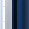 Yakamok 72 Inch Length Light Blocking Grommet Window Drapes,Blue and