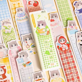 Alideco Stylish Cute Bookmark, Bookmark, Bookmark, Cat Marker, Vintage Text, Cute Animals | Also Used as Message Cards | Set of 30 (tianxinmengmiao)