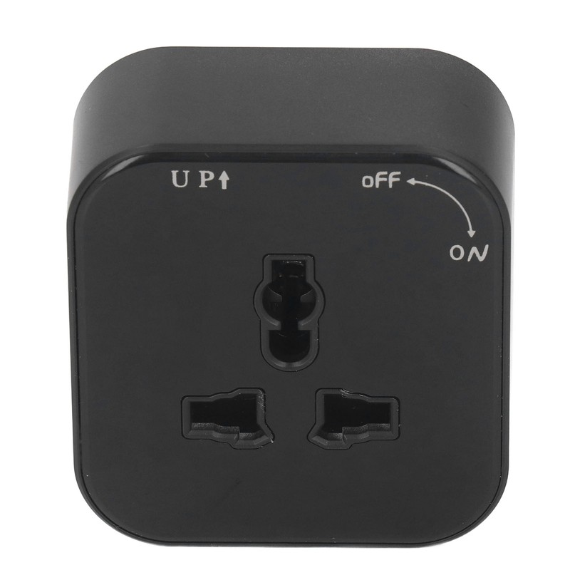 Square Track Adapter Surface Mounted Power Outlet Socket with Indicator