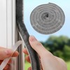 33 Ft Gray Self-Adhesive Soundproofing Weather Stripping for Doors and