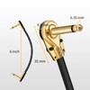 Donner Guitar Patch Cables Right Angle, 6 Inch Effect Pedal