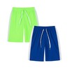 DaniChins Boys Loose Athletic Shorts Active Performance Mesh Shorts (Blue,