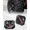 SAUTVS Black Wheel Hub Caps for Polaris RZR XP 1000/XP