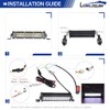 Motorcycle Headlight 60 W 2500 Lm for 22 mm 7/8