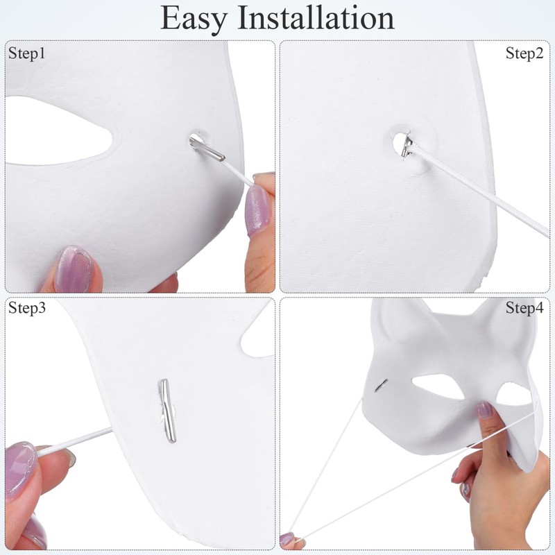 Tofficu Elastic Barbed Cords for Mask Menus Mask Elastic Toggle
