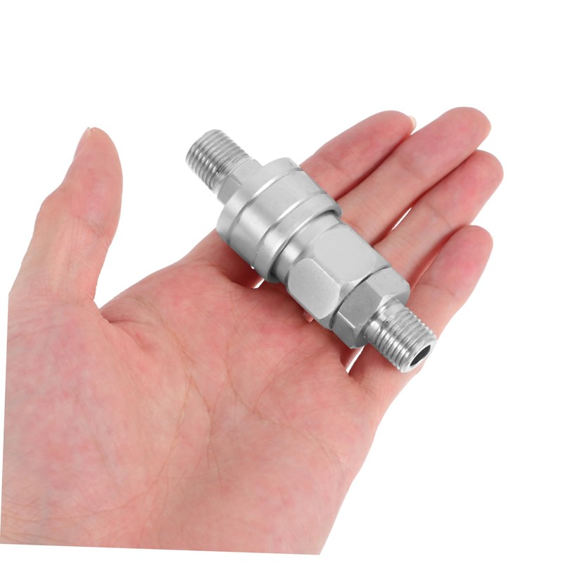 Operitacx Multi-Purpose Hydraulics Quick Connectors Steel Self-Locking Compact for Vehicle