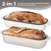 Enameled Cast Iron Loaf Pan with Lid, Dutch Oven Bread