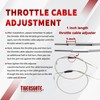 TIGERSGATE 39.4" Throttle & Idle Cable Kit for 2007-2013 Sportster