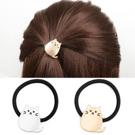Hair Ties for Toddlers Girls，Elastic Cute Cartoon Hair Ties,Ponytail Holders Cute Cat Hair Accessories for Girls, Toddlers, Teens