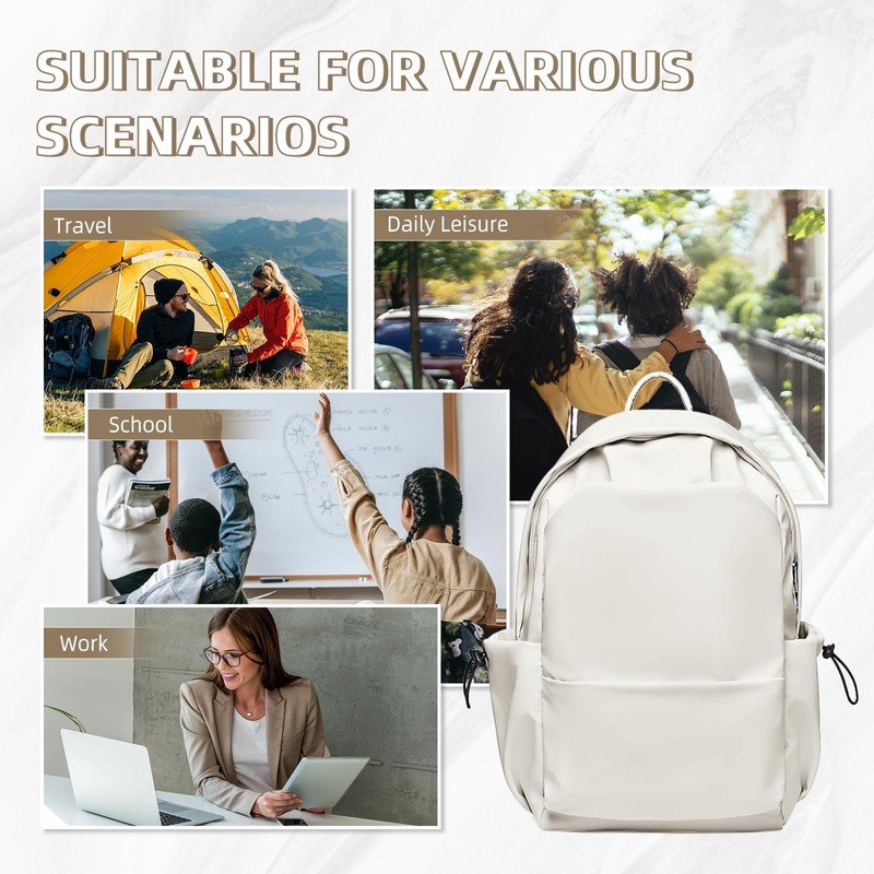 School Backpack for Women Men College High School Bag for