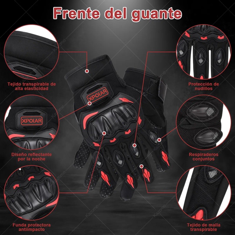 Guantes Proteccion Para Motocicleta Pantalla Táctil Dededo