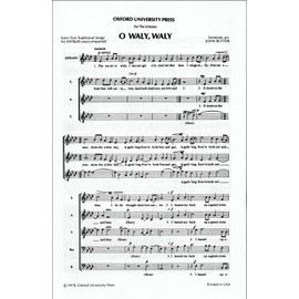 O waly, waly: from Five Traditional Songs