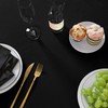 12 Pack Rectangle Tablecloth 90 x 132 Inches Black Table