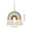 Macrame Rainbow Wall Decor Rainbow Wall Hanging Woven Tassel Wall