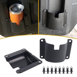 GLOBLED Cup Holder Compatible with Pioneer 700 700-4 1000 1000-5 1000-6 2014-2023, Front and Rear Door Mount Bottle Holders, 2 Pack
