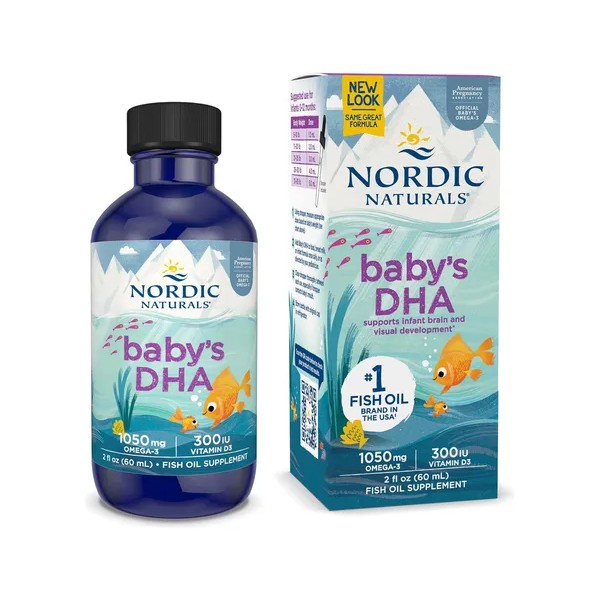 Nordic Naturals Suplemento Baby's DHA, 1050 mg de Omega +