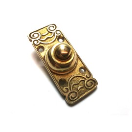 Door Bell Push Press ‘Kenrick’ 78mm x 32mm Solid Brass