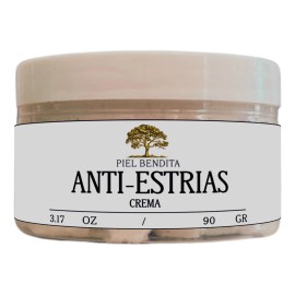 Crema Anti Estrías 100g Ing Naturales Para Piernas Cansadas