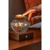 Gingko Amber Crystal Light Solar System Light up Globe