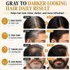 Gray Hair Reverse Bar Black Soap for Beard & Hair