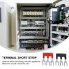 VILLCASE 20pcs 3-Postion Jumper Block Terminal Strips, Fork Type Terminal