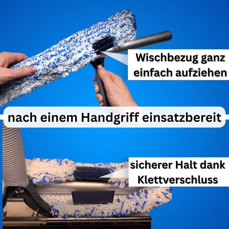 Glanzgenie Window Wiper and Window Squeegee as Combination Set (35