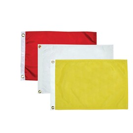 Taylor Made Products 32183 Solid Color Flag, Nylon, 12 inch x 18 inch, Red Protest Flag