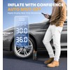 Portable Tire Inflator with Digital Pressure Gauge
