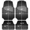Armor All 79963 4-Piece Black/Grey Rubber All Season Floor Mat