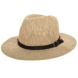 Summer Straw Fedora Hat Classic Havana Cap Women