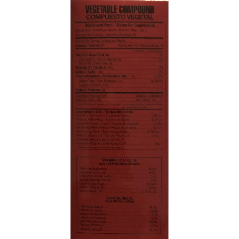 Senora Celia Vegetable Compound 12.17 oz / 360 ml 2-Pack