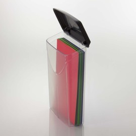 Officemate Outdoor Literature Holder, Holds 8 ½” x 11” Letter Size, Clear with Black Lid (23020)