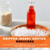 Burbell 200 Pcs Dripper Insert Orifice Reducers Hot Sauce Bottles,