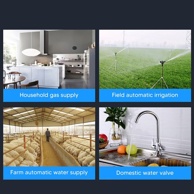 Natural Gas Detector Propane Leak Alarm Electric Smart Valve Controller