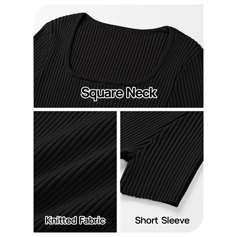 MEROKEETY Women's Summer Casual Short Sleeve T Shirts 2025 Basic