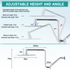 10" High Pressure Rainfall Shower Head with Handheld Combo, Upgrade