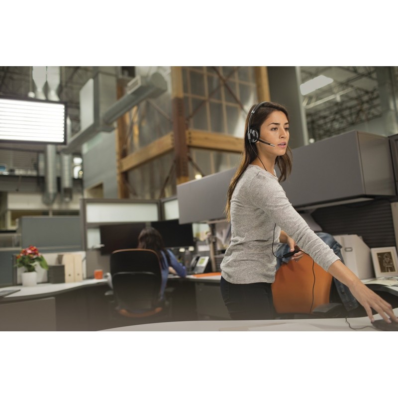 Plantronics 202580-01 Wired Headset, Silver/Black