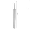 Blackhead Tweezers, Professional Curved Stainless Steel Precision Tweezers Whiteheads Remover