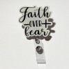 Scripture Badge Reel ‚Äì Inspirational Bible Verse ID Holder with