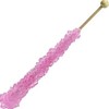 Classic Rock Candy Sticks, Sugar Rock Crystal Lollipops, Individually Wrapped