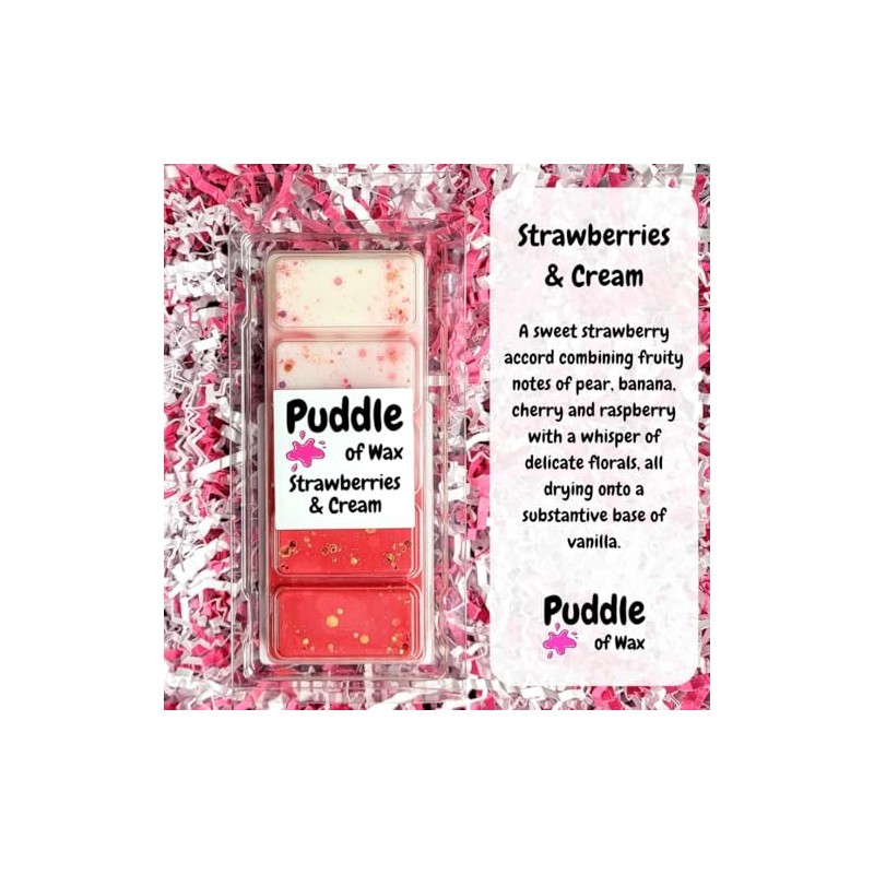 Puddle of Wax - Strawberries & Cream Soy Wax Melt