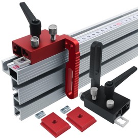 Fence Flip Stop Aluminum Alloy T Track Limit Stop Type 75 Accessory for Woodworking