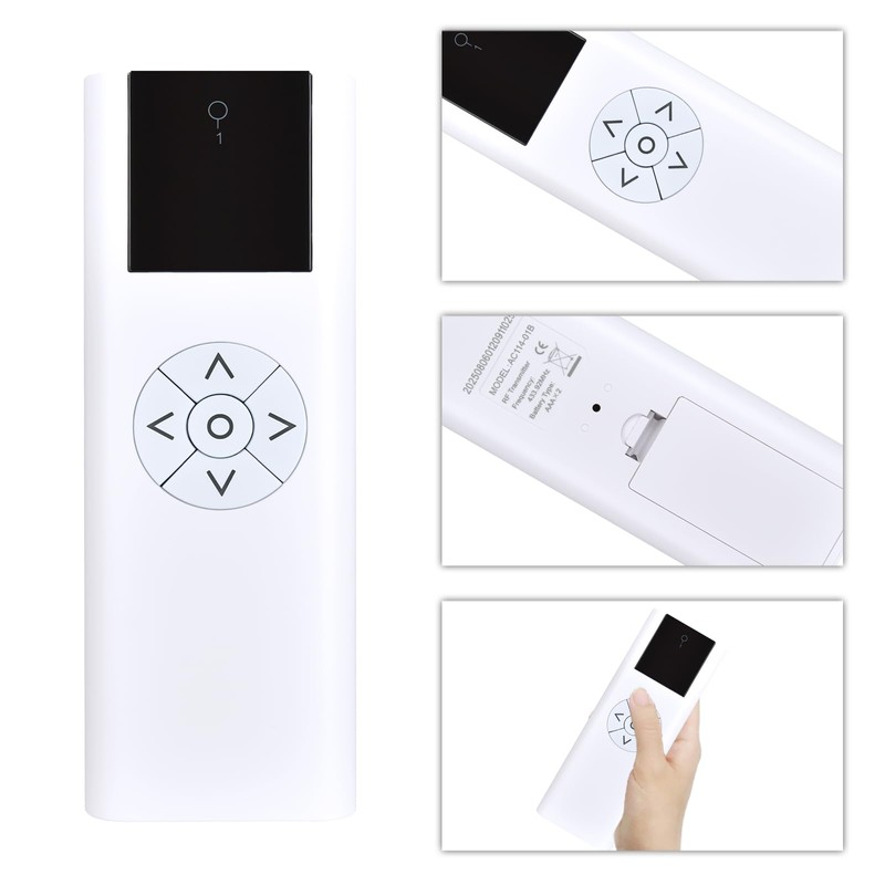 RYQIF AC114-01B 01 Remote Control for Motorized Roller Shades and