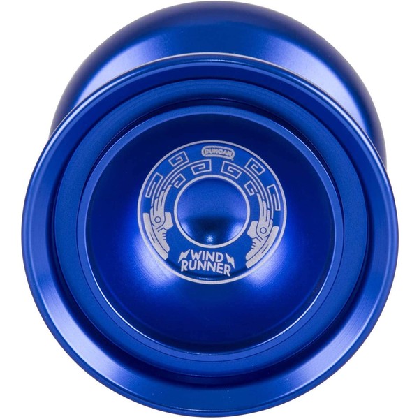 Duncan Toys Windrunner Yo-Yo [Blue] - Unresponsive Pro Level Aluminum Yo-Yo with Double Rim, Concave Bearing, SG Sticker Response